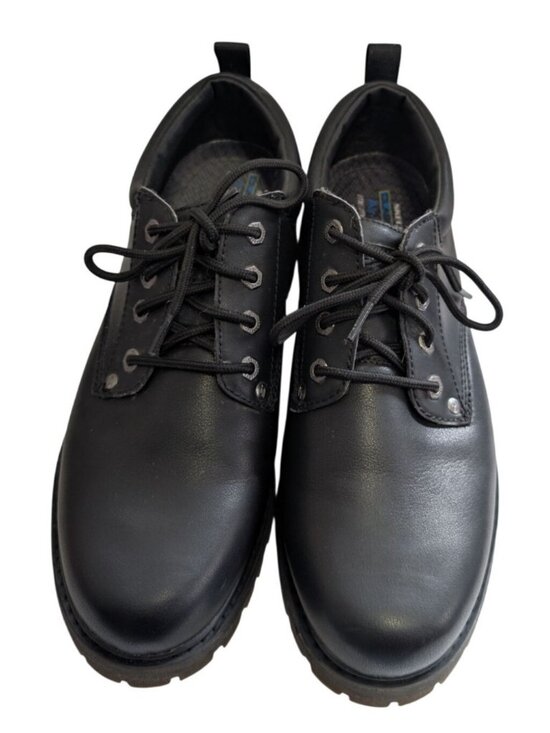 Skechers Tom Cats Mens 10.5 Black Leather Chunky Oxford Utility Shoes Y2K Grunge main image 6